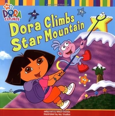 Dora climbs star - dora, mountain