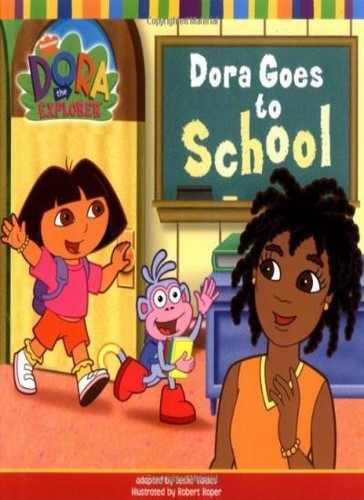 Dora goes school - goes, to